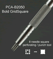 B2050 PCA Perforating Tool - Bold Grid Square Perforating / Punch Tool