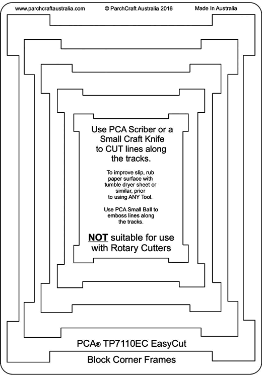 TP7110EC Block Corner Frames