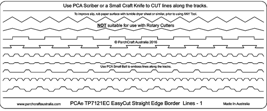 TP7121EC Straight Edge Border Lines