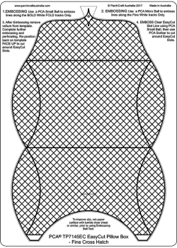 TP7145EC Pillow Box Fine Cross Hatch