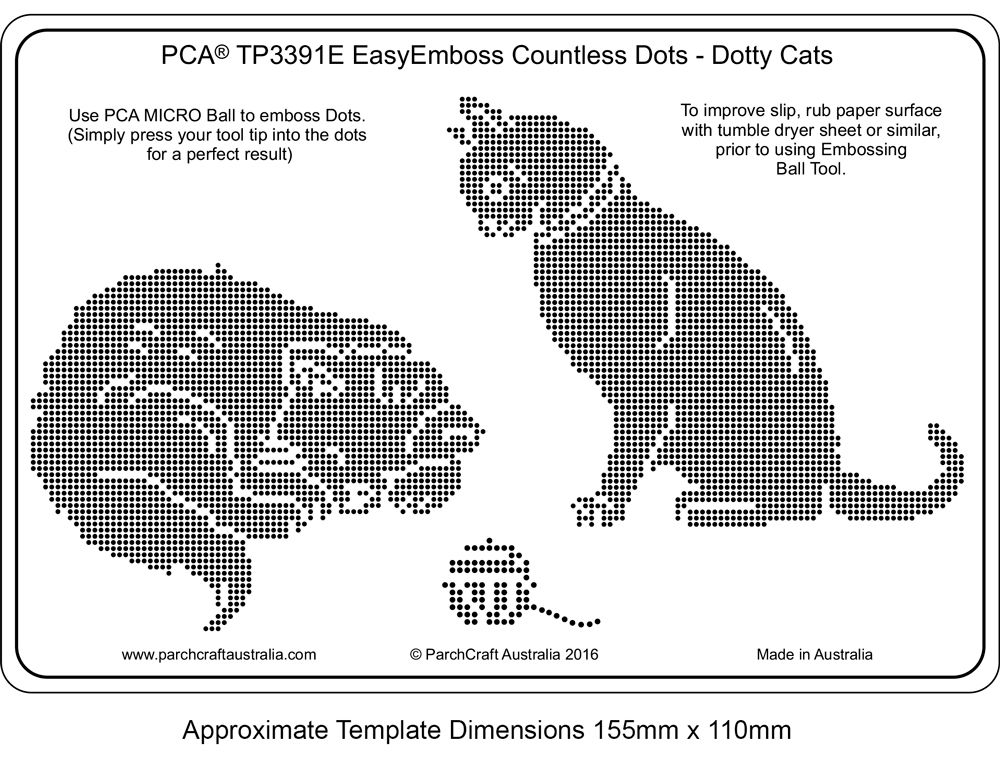 TP3391E Countless Dots - Dotty Cats