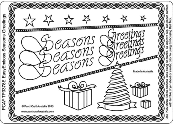 TP3378E Christmas Card Seasons Greeting