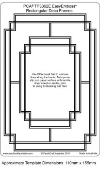 TP3362E Rectangular Deco Frames