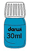 Darwi Ink Turquoise