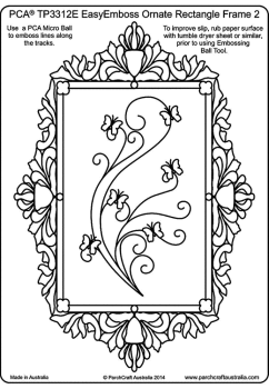 TP3312E Ornate Rectangle Frame 2