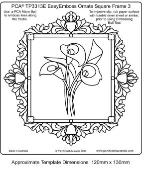 TP3313E Ornate Square Frame 3