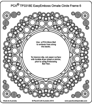 TP3318E Ornate Circle Frame 6