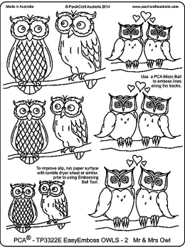 TP3322E Owls 2 (Mr & Mrs Owl)