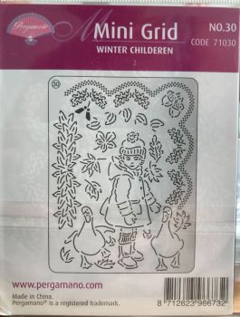 71030 Mini Grid No.30 (Winter Children 2)