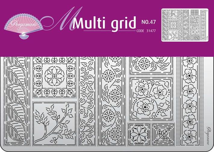 31477 Multi Grid No.47 (Floral Ornaments 1)