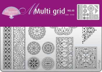 31478 Multi Grid No.48 (Floral Ornaments 2)