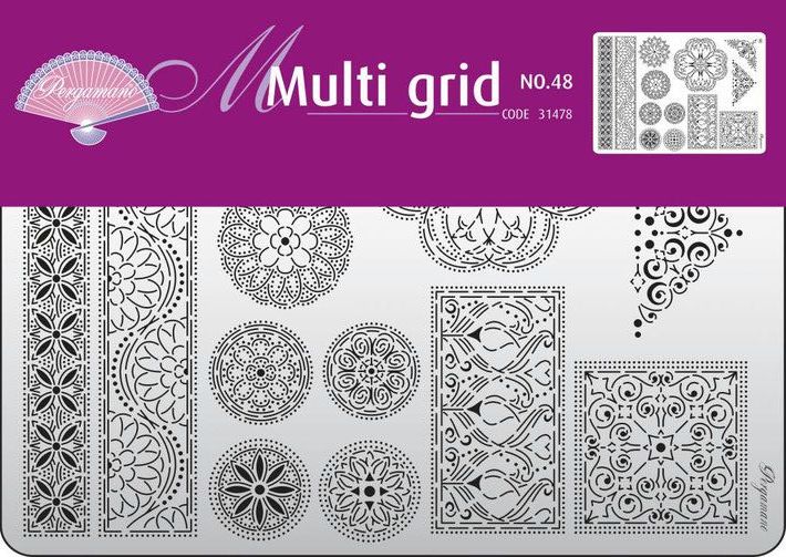 31478 Multi Grid No.48 (Floral Ornaments 2)