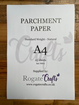 PSW2 Parchment Paper - Translucent Natural - Standard Weight (140gsm) 25 sheets