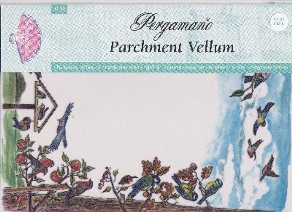 3151 Pergamano Parchment Vellum with 3D elements - Bird