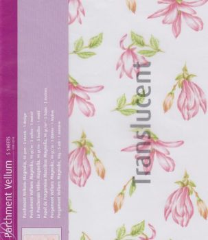 62534 Parchment Vellum - Magnolia - 5 sheets