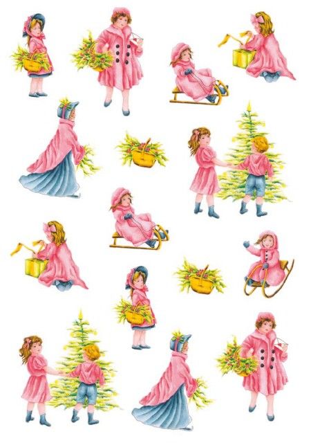 62544 Parchment Vellum - Nostalgic Christmas - 5 sheets