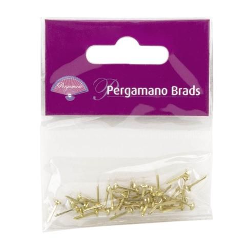 70274 Brads, Gold 3mm (40's)