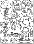41910 Clear Stamps - Birthday