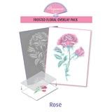 70419 Frosted Floral Overlay Pack - Rose