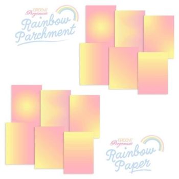 Lemon Sorbet Sunrise Groovi / Pergamano Rainbow Duo Parchment and Paper Set