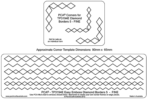 TP3194E Diamond Borders 5 Fine