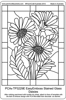 TP3229E Stained Glass Daisies