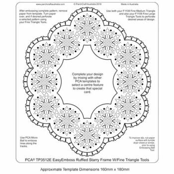 TP3512E Ruffled Starry Frame