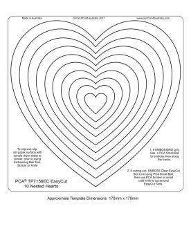 TP7156EC 10 Nested Hearts