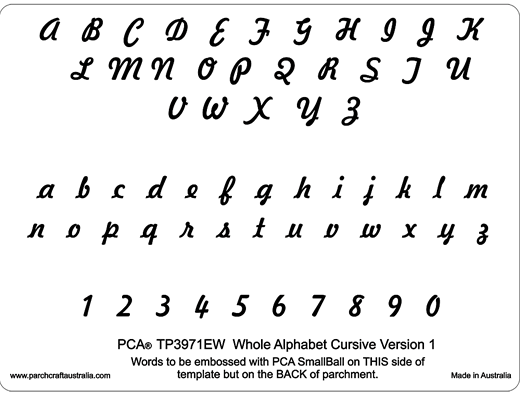 TP3971EW Alphabet Cursive 1