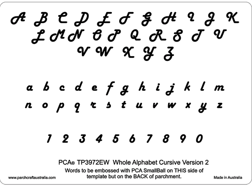 TP3972EW Alphabet Cursive 2