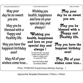 TP3981EW Birthday Sayings 1