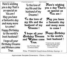TP3982EW Birthday Sayings 2