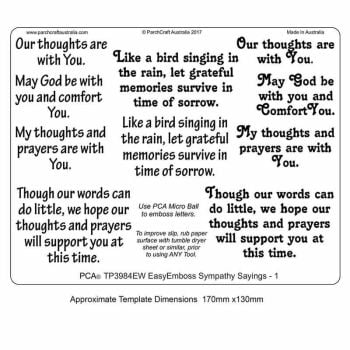 TP3984EW Sympathy Sayings 1