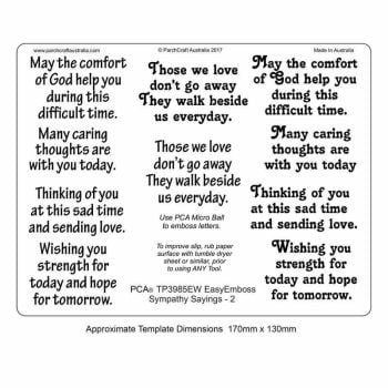 TP3985EW Sympathy Sayings 2