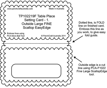 TP102219F Fine Table Place Setting Card 1