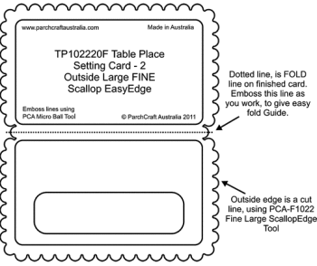 TP102220F Fine Table Place Setting Card 2