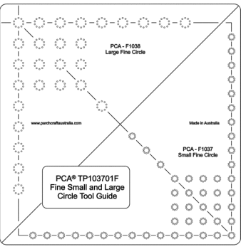 TP103701F Fine Small and Large Circle Tool Guide