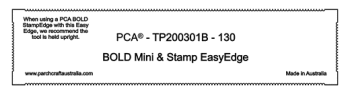 TP200301B Bold 130mm Mini and Stamp
