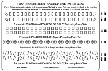 TP200903B Bold Perforating / Punch Tool Line Guide