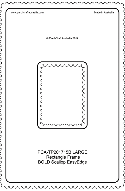 TP201715B Bold Large Rectangle Outside Bold Scallop Easy Edge