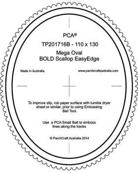 TP201716B Bold Mega Oval Outside Bold Scallop Easy Edge
