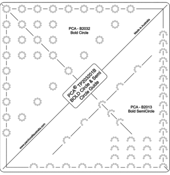 TP203201B Bold Circle and Semi-Circle Tool Guide