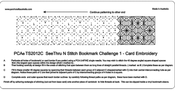 TS2012C See Thru and Stitch Bookmark Challenge 1