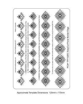 TP7152EC Easy Cut Floral Borders