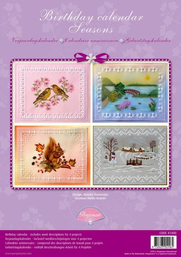 41400 Pergamano Calendar - Seasons