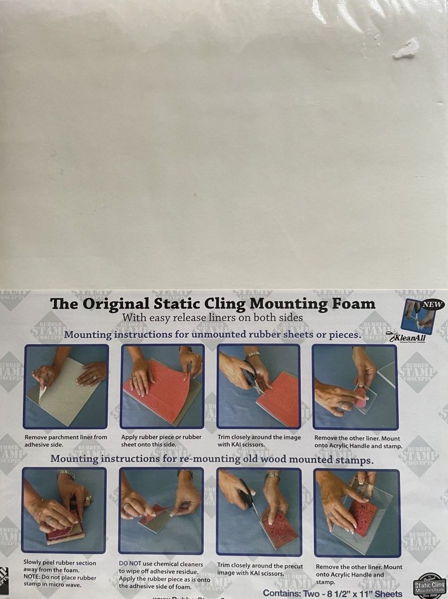 The Original Static Cling Mounting Foam (contains 2 8.5