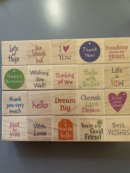 LB003 Stamp Box Sentiments