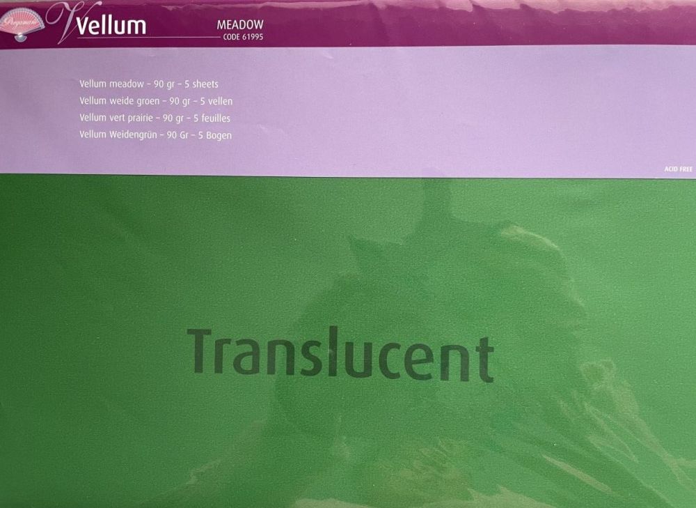 61995 Meadow 90gsm Vellum (5 Sheets)