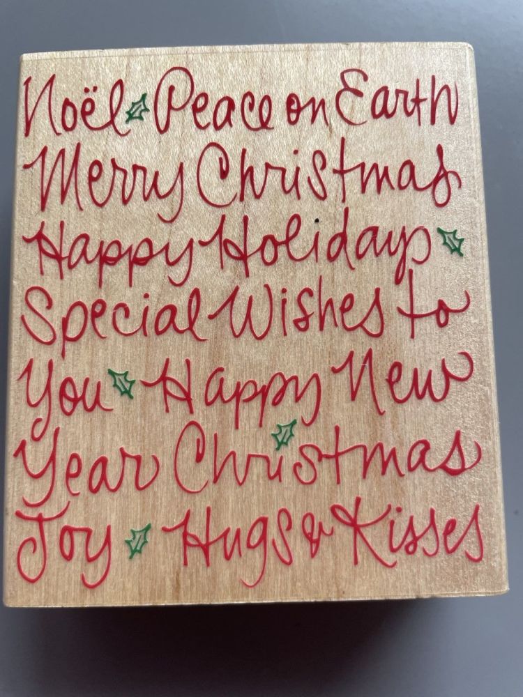 H3164 Holiday Script