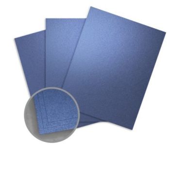 A5 Card Blanks - 20 sheets - Metallic Blue